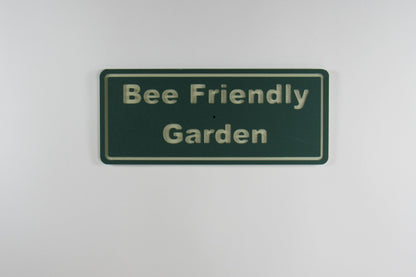 Bee Friendly Garden Sign – Weatherproof HDPE Outdoor Decor