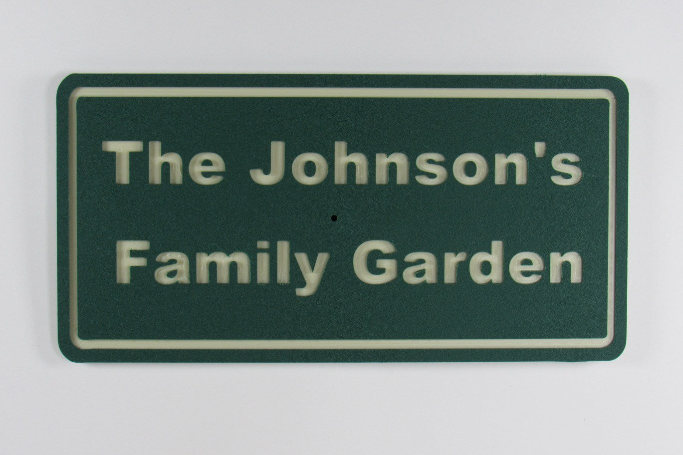 Personalized HDPE Garden Sign – Family Name Garden Sign – Outdoor Garden Décor