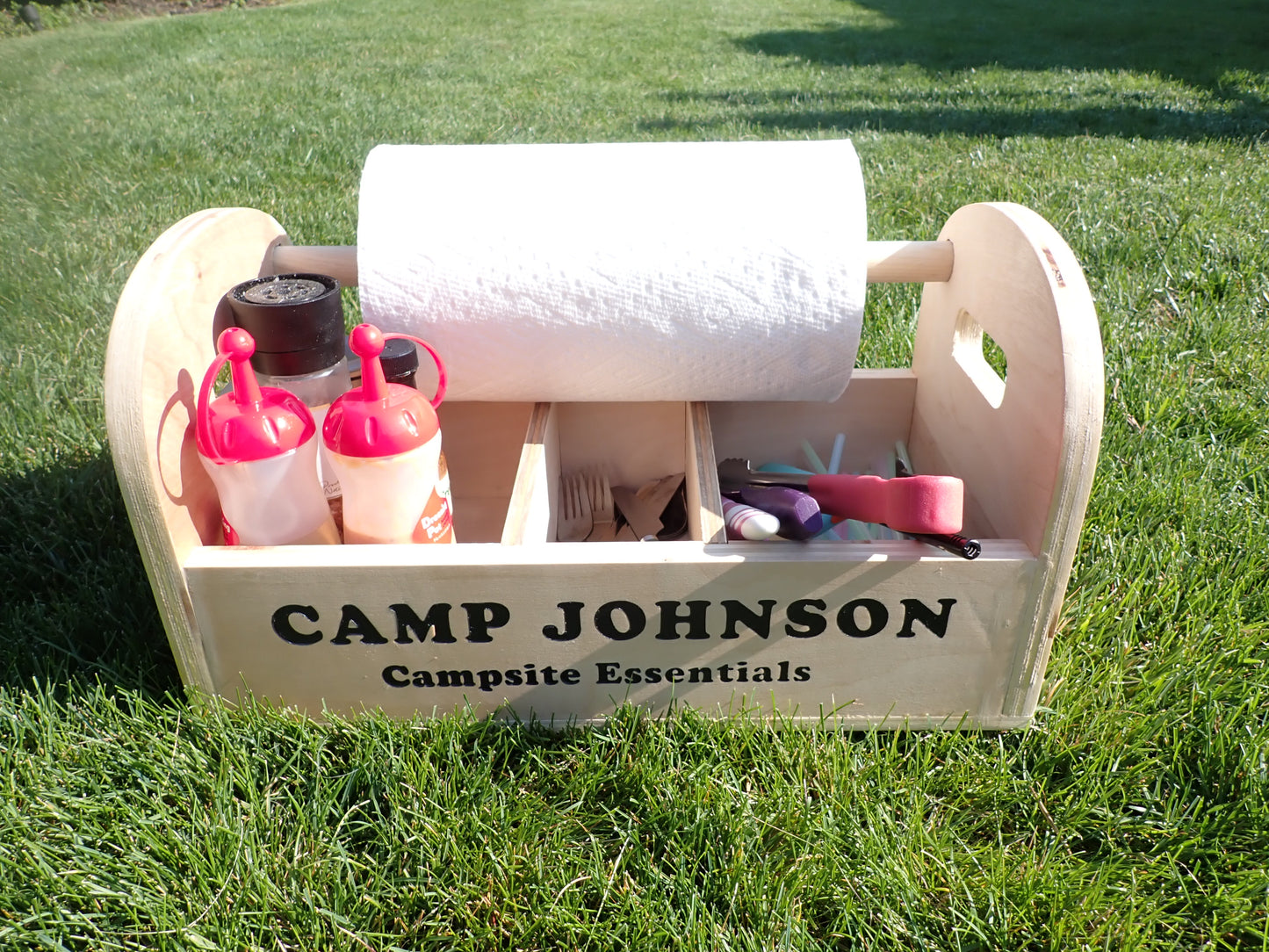 Personalized BBQ & Campsite Caddy