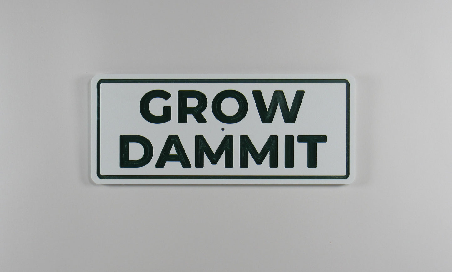 Personalized HDPE Garden Sign – Family Name Garden Sign – Outdoor Garden Décor