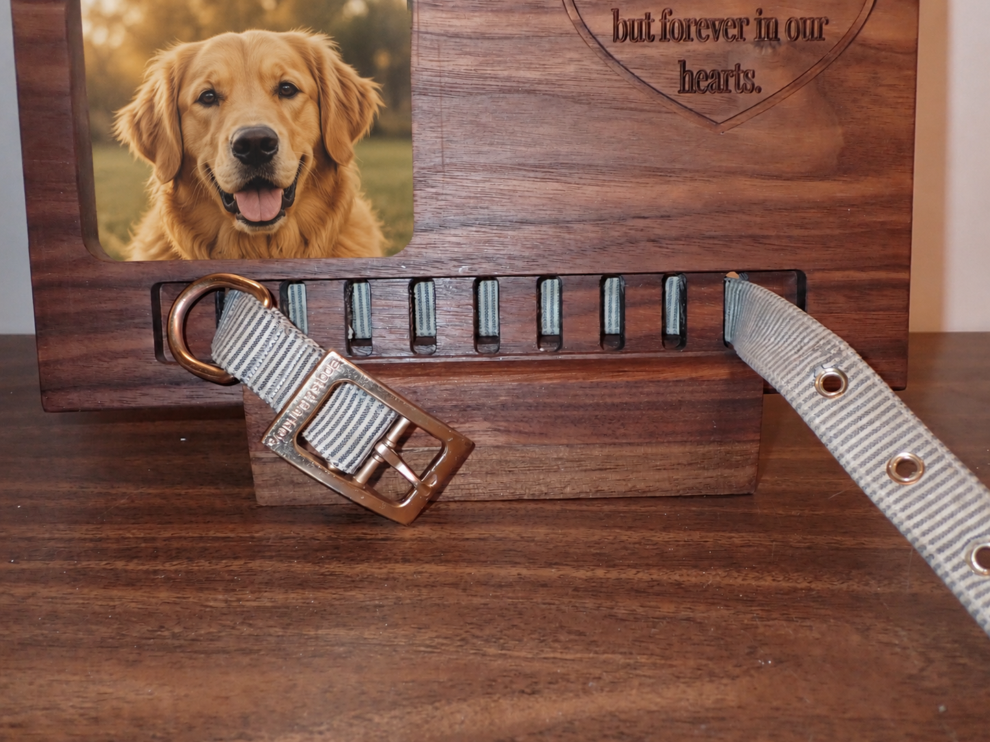 Personalized Pet Memorial Collar Display Plaque