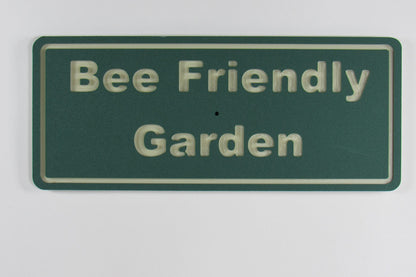 Bee Friendly Garden Sign – Weatherproof HDPE Outdoor Decor