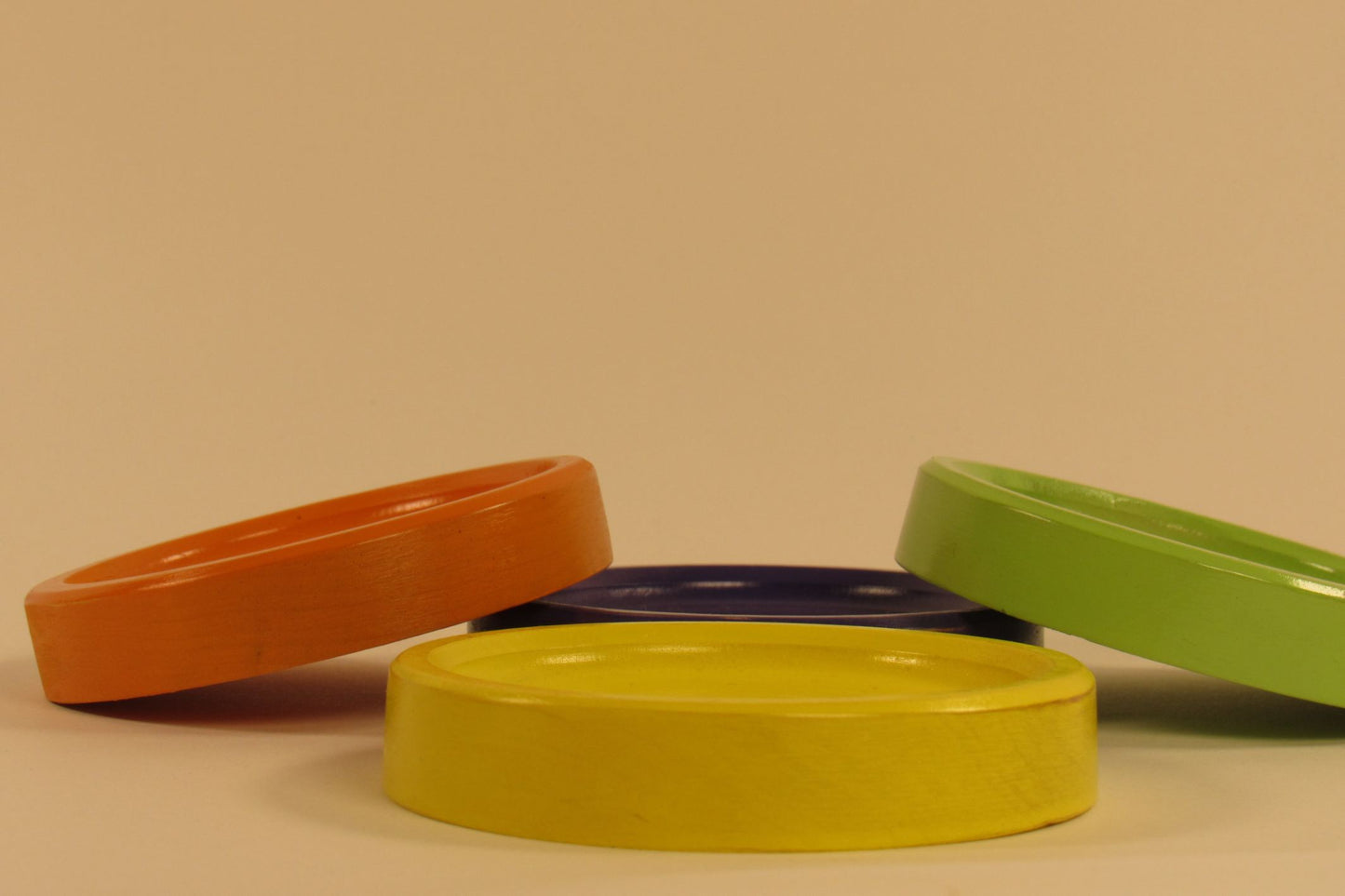Maple Rainbow Coasters (set of 4)