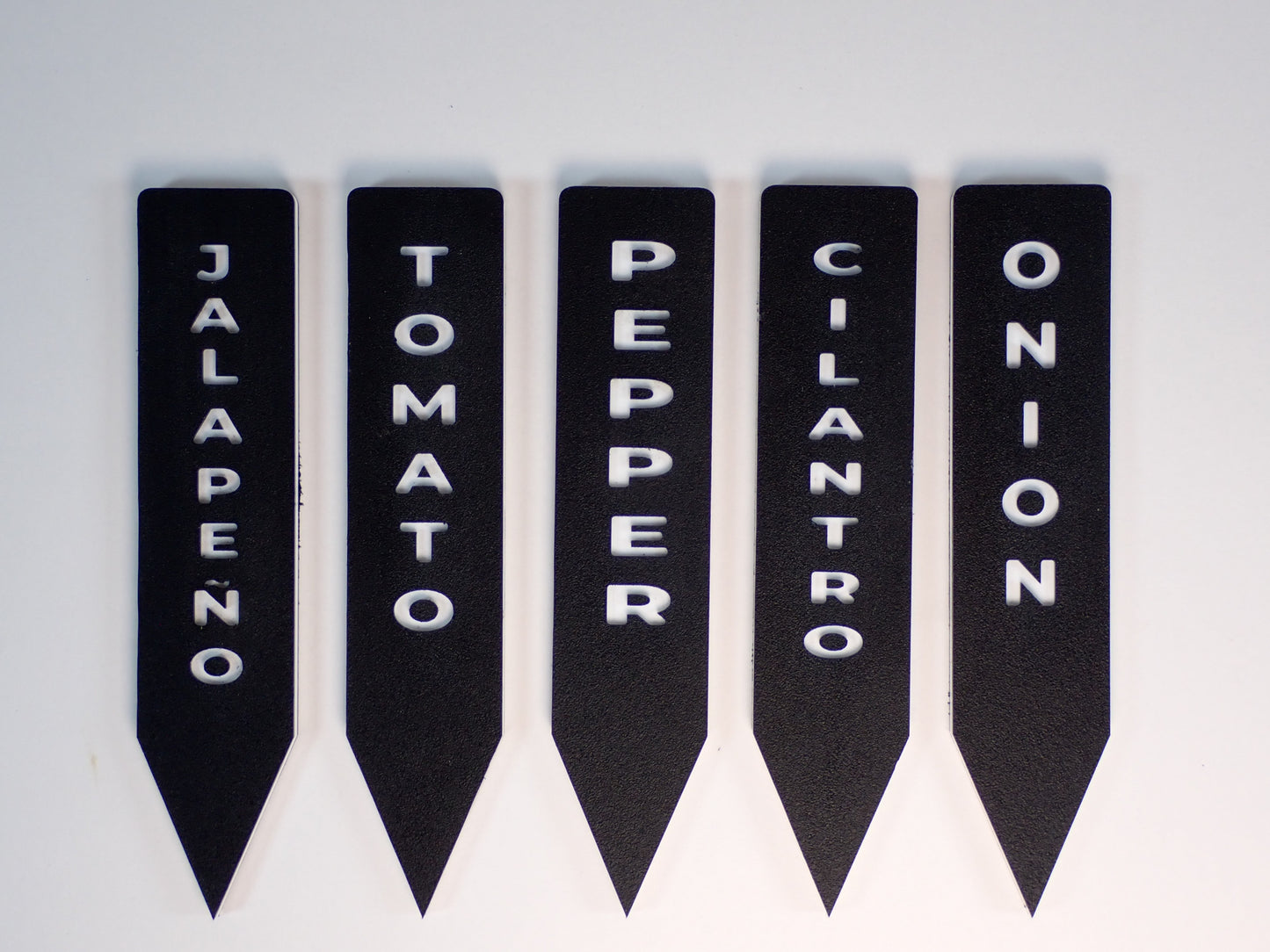 Modern HDPE Herb Garden Marker Set – Weatherproof Plant Labels (Set of 5)