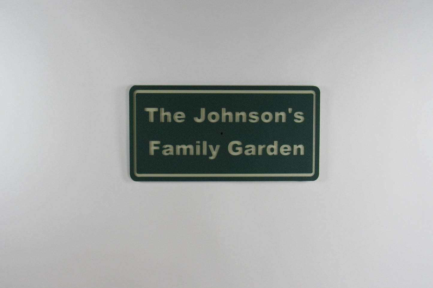 Personalized HDPE Garden Sign – Family Name Garden Sign – Outdoor Garden Décor