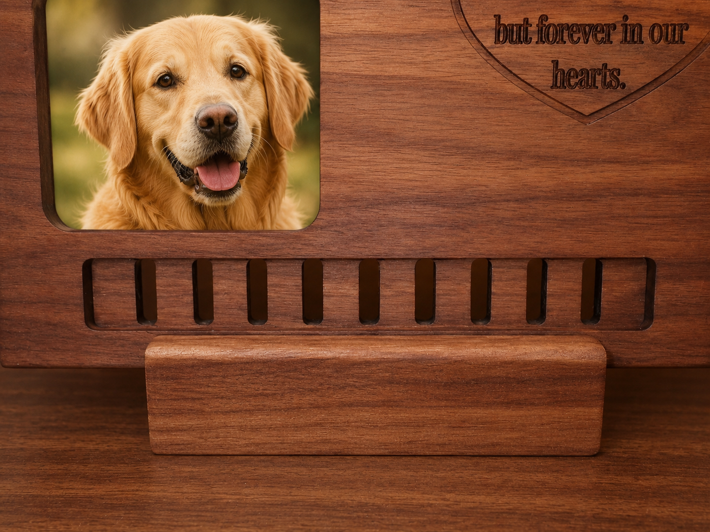 Personalized Pet Memorial Collar Display Plaque