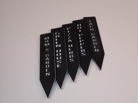 Custom HDPE Garden Marker Set – Personalized Weatherproof Plant Labels