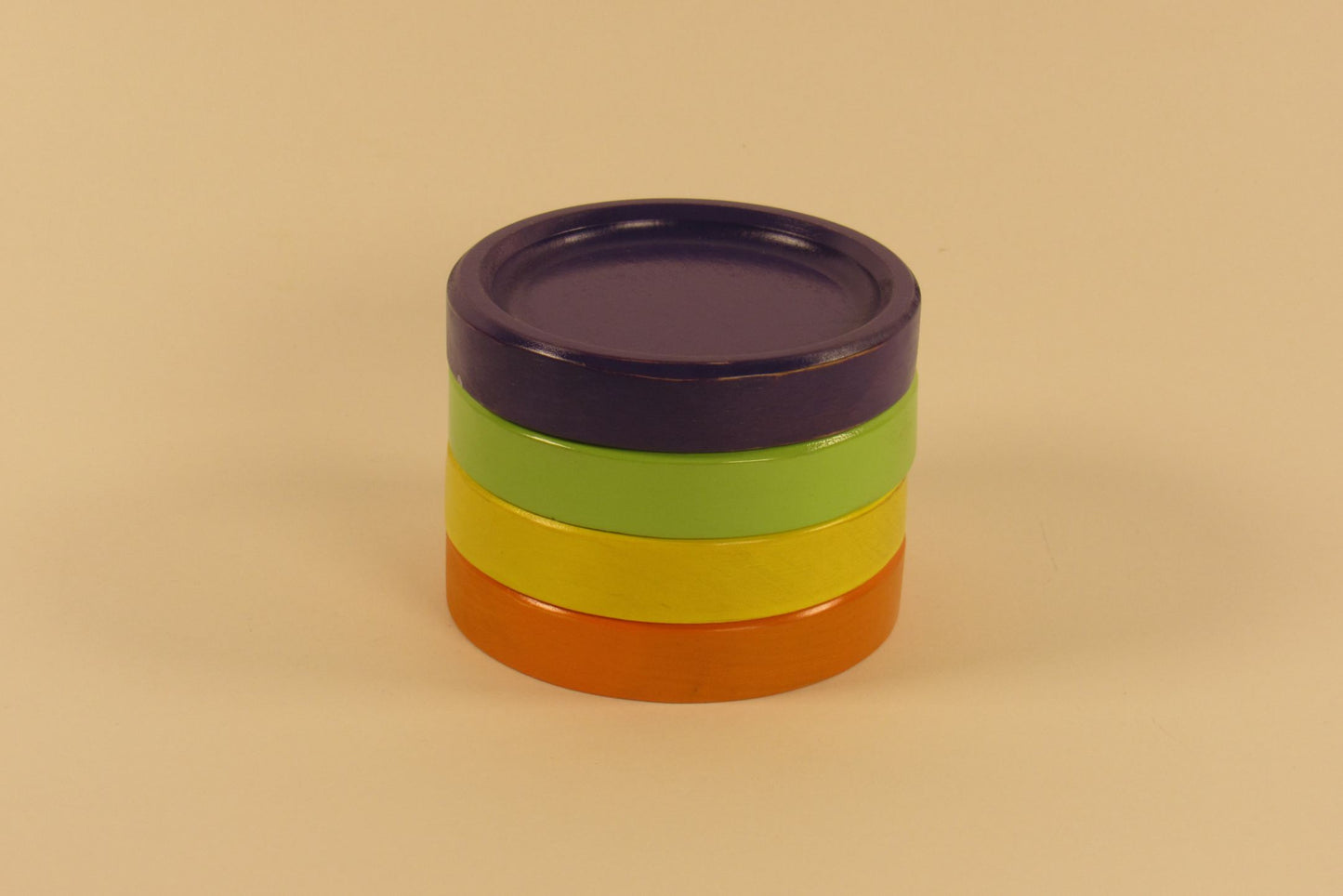 Maple Rainbow Coasters (set of 4)