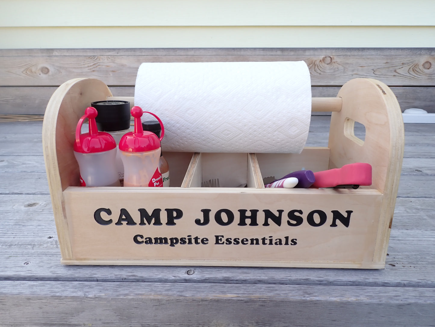 Personalized BBQ & Campsite Caddy
