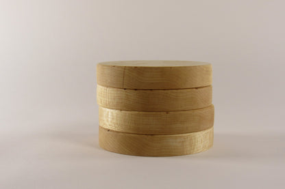 Wooden Coaster Set with Built-In Bottle Opener (Set of 4)