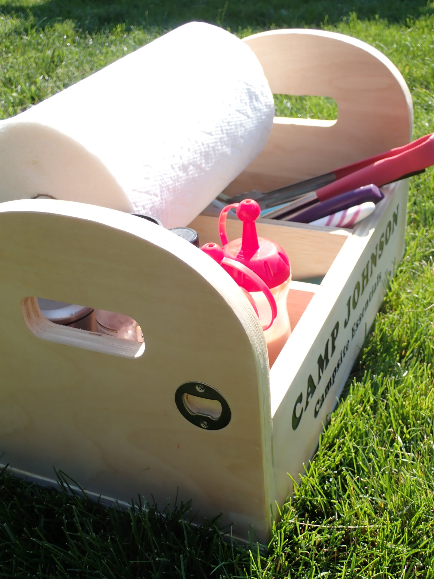 Personalized BBQ & Campsite Caddy