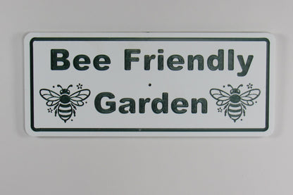 Bee Friendly Garden Sign – Weatherproof HDPE Outdoor Decor